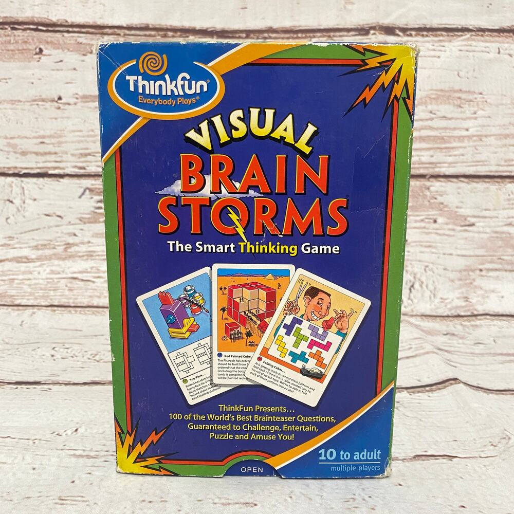 THINKFUN Visual Brain Storms Card Game